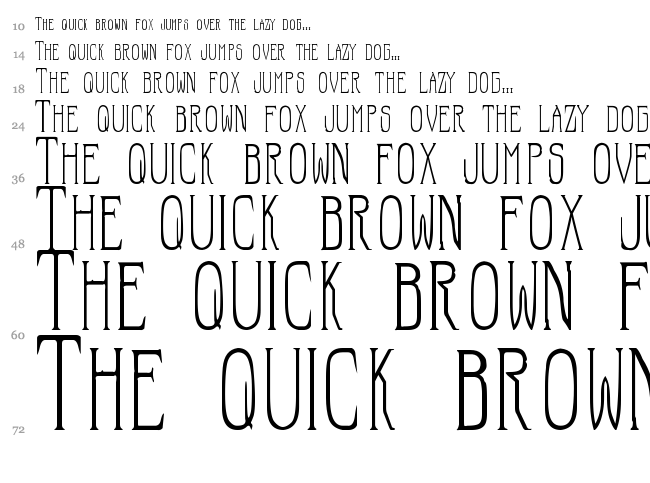 Hellraiser font waterfall